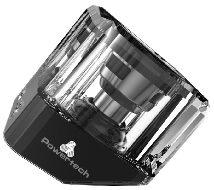 Bluetooth Speaker POWERTECH PT-404, Portable, 3W, Led Light, Black