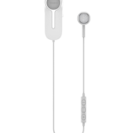 Bluetooth earphones BASEUS ENCOK Α06, με μαγνήτη και κλιπ, δόνηση, λευκά