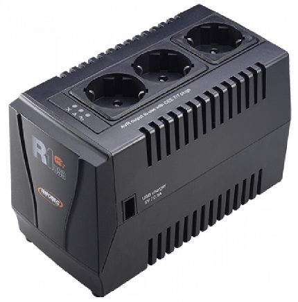 Σταθεροποιητής Infosec R1 USB 600 600VA - Image 2