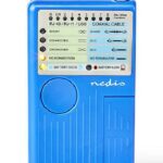Πολυλειτουργικό tester καλωδίων δικτύου NEDIS NWCTM100BU  .
