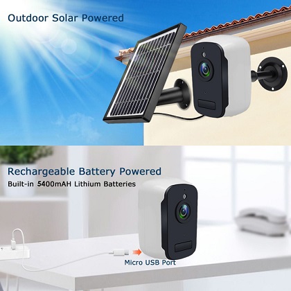 Smart ηλιακή κάμερα INNOTRONIC ICH-BC22, 2MP, Wi-Fi, IP66, micro SD - Image 3