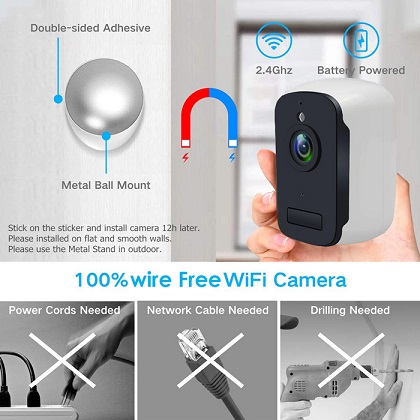 Smart ηλιακή κάμερα INNOTRONIC ICH-BC22, 2MP, Wi-Fi, IP66, micro SD - Image 4